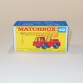 Matchbox Lesney 42c Iron Fairy Crane F Style Repro Box