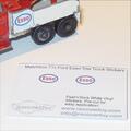 Matchbox Lesney 71 c Ford Heavy Wreck Truck Esso Sticker Set