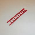 Minic Post Office Van Ladder red plastic