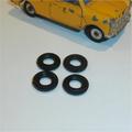 Dinky Toys Mini Morris Dunlop Tires x 4 Tyres Pack #80