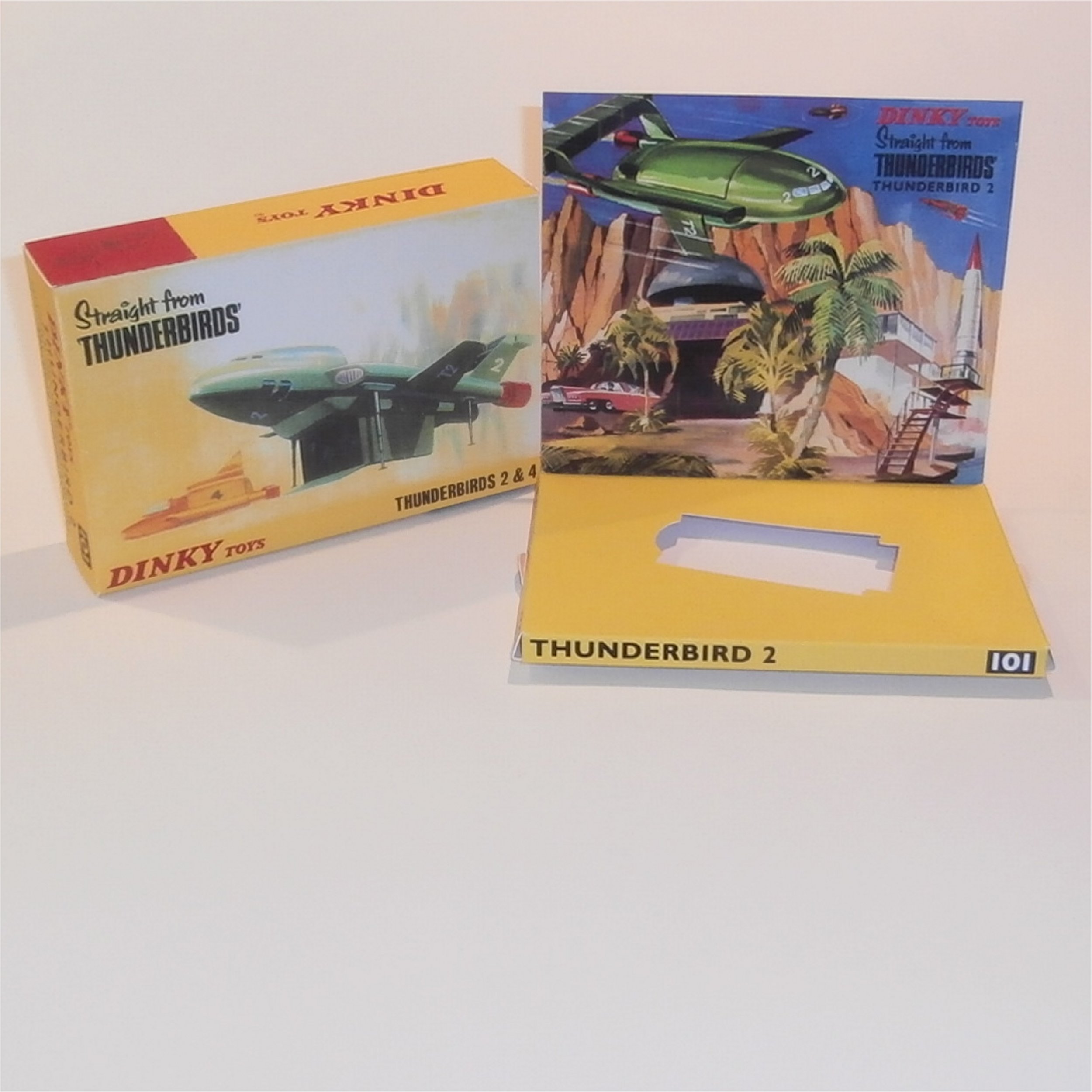 Dinky toys 105 MSV Gerry Anderson REPRODUCTION BOX ONLY 