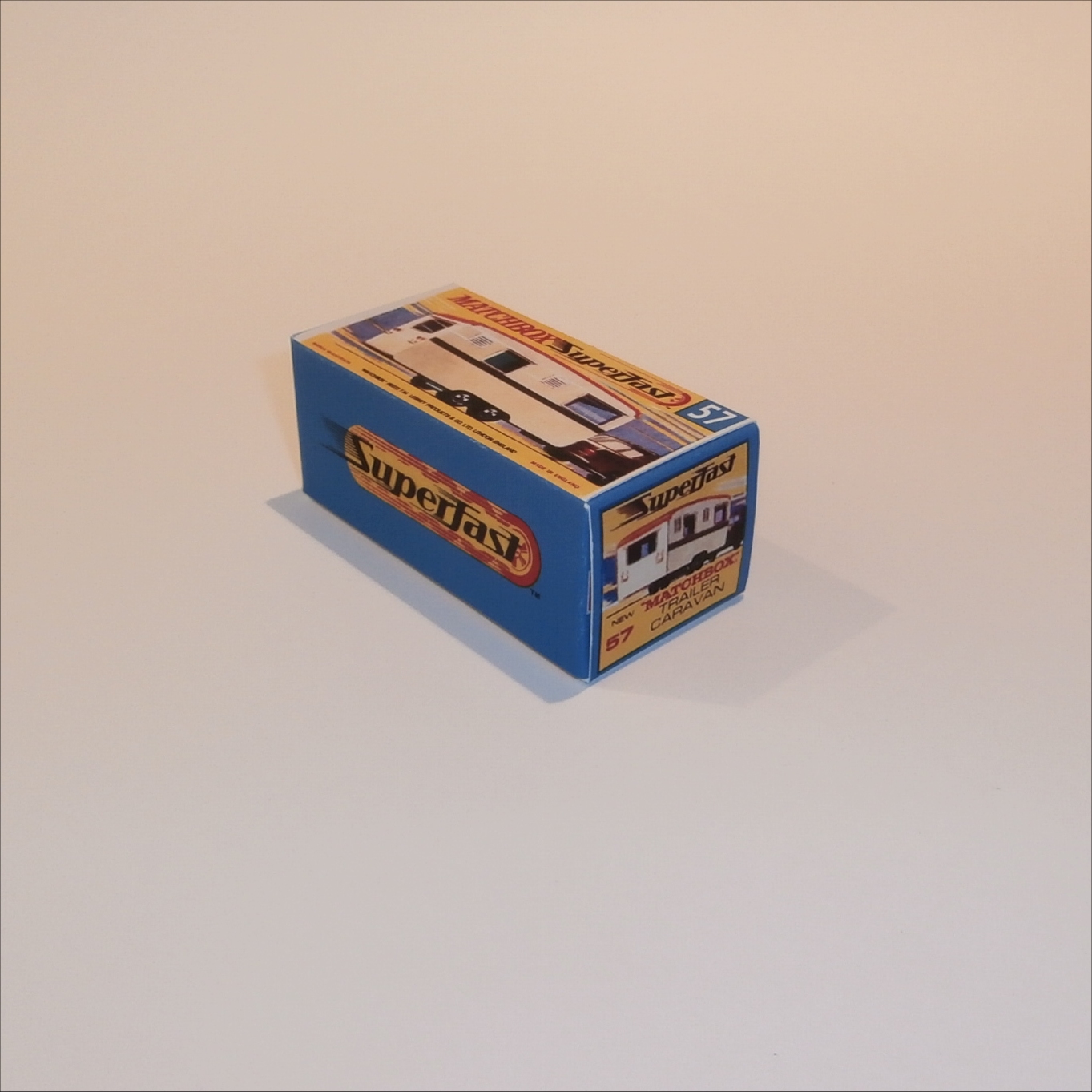 Repro Box Matchbox Superfast Nr.57 Trailer Caravan 