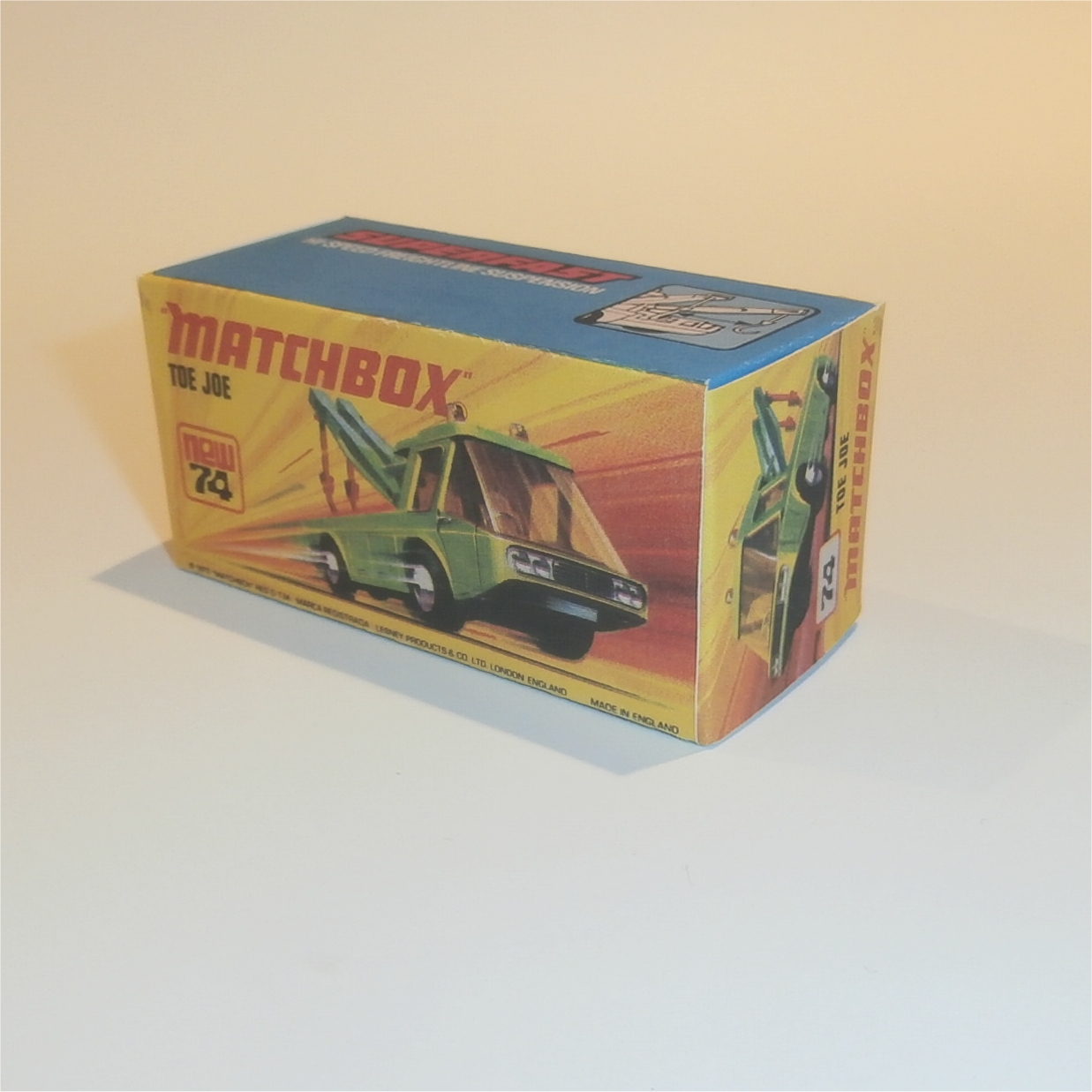 Repro Box Matchbox Superfast Nr.74 Toe Joe 