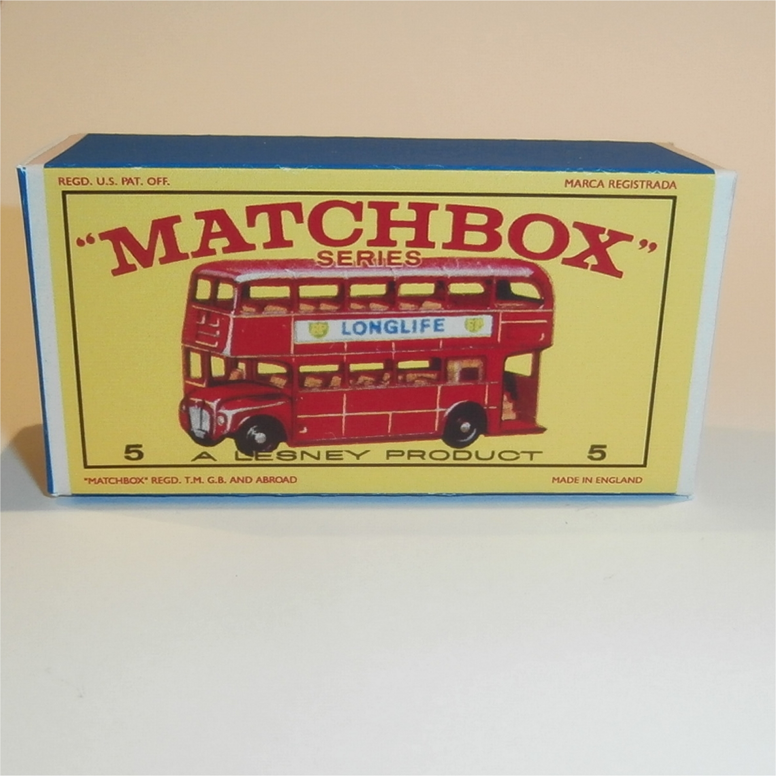 Matchbox Lesney 74 a Refreshment Canteen Repro D style Empty Box 