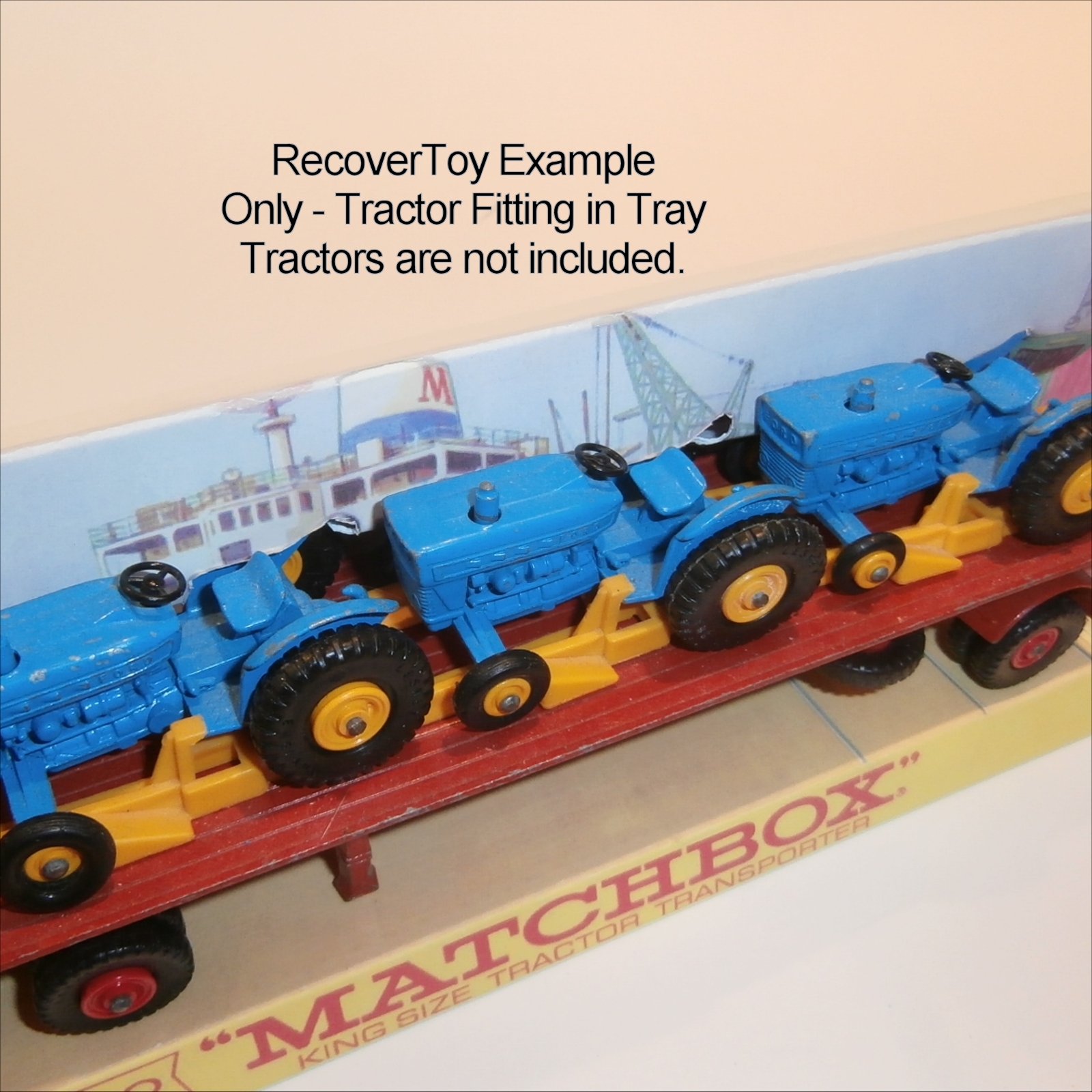 Ersatz Traktor Stufen für Matchbox Lesney Kingsize Dozers & Traktoren 