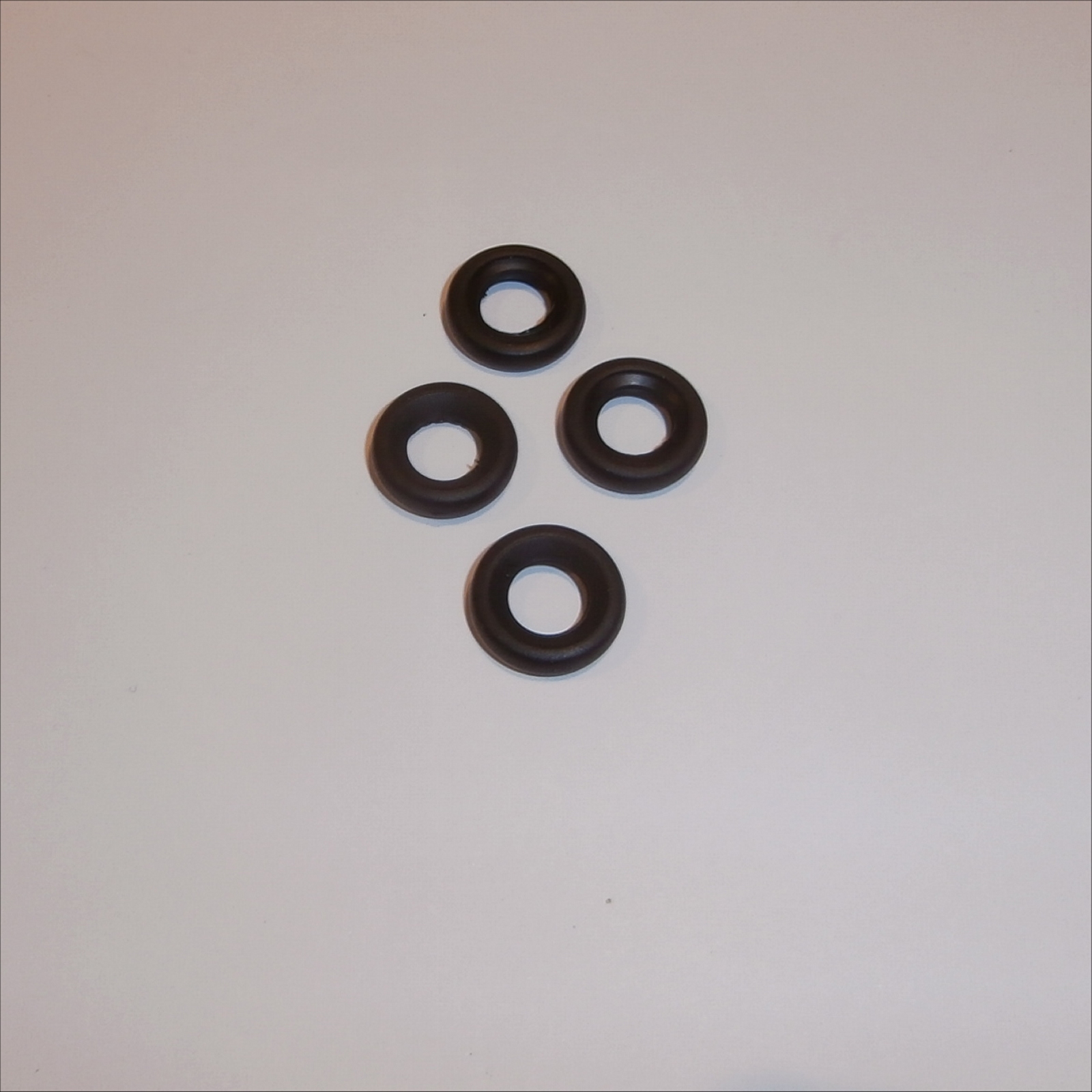 8 DINKY TOY TIRES- 15mm BLOCK TREAD white  **MORE TYPES IN STORE** 