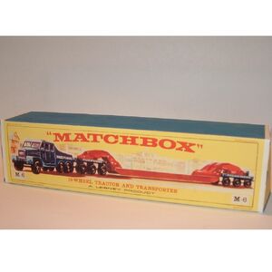 Matchbox Lesney Major Pack 6 a Scammell Low Loader Wire Drawbar