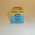 Corgi Toys  231 Triumph Herald (Gold) Repro Box