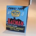Corgi Toys Gift Set  3 Batman Batmobile & Batboat 1st Issue Repro Box w. Standard Tray