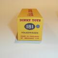 Dinky Toys 181 Volkswagen Sedan - Blue Repro Box