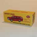 Dinky Toys 257 Nash Rambler Canadian Fire Chief Car Repro Box