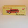 Dinky Toys 257 Nash Rambler Fire Chief Car Repro Box