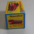 Matchbox Lesney Superfast 10 e Pipe Truck Repro G style Box