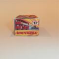 Matchbox Lesney Superfast 17 f3 The Londoner Bus Repro I style Box