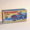 Matchbox Lesney Superfast 18 g Hondarora Motor Bike Repro I Style Box