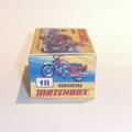 Matchbox Lesney Superfast 18 g Hondarora Motor Bike Repro I Style Box
