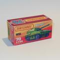 Matchbox Lesney Superfast 70 e Self-Propelled S.P. Gun Repro J Style Box