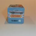 Matchbox Lesney Superfast  4 h1 Chevy '57 Bel Air K style Box