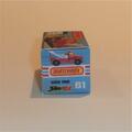 Matchbox Lesney Superfast 61 d1 Ford Wreck Truck Repro K Style Box