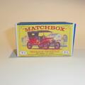 Matchbox Lesney Yesteryear  1 b 1911 Model T Ford Empty Repro E1 Style Box