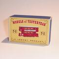 Matchbox Lesney Yesteryear  3 a1 E Class Tramcar Empty Repro D1 Style Box