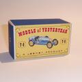 Matchbox Lesney Yesteryear  6 b 1926 Type 35 Bugatti Empty Repro D1 Style Box