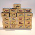 Matchbox Lesney Yesteryear Full Set 21 Empty Repro D1 Style Boxes