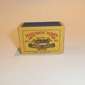 Matchbox Moko Lesney  1a Road Roller Repro Box