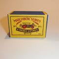 Matchbox Lesney  1 a Road Roller Repro B Style Box