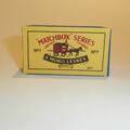 Matchbox Lesney  7a Milk Cart Repro Box