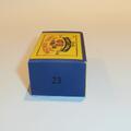 Matchbox Lesney 23 a Berkeley Cavalier Caravan Repro B Style Box