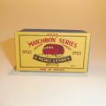 Matchbox Lesney 23 c Bluebird Dauphine Caravan Repro B style Box