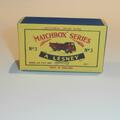 Matchbox Lesney  3 b Bedford Tipper Repro C style Box