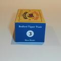 Matchbox Lesney  3 b Bedford Tipper Repro C style Box