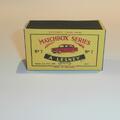 Matchbox Lesney  7 b Ford Anglia Sedan Repro C style Box