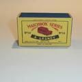 Matchbox Lesney 14 c Lomas Ambulance Repro C style Box