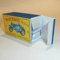 Matchbox  4 c Triumph Motor Cycle Repro Box D style