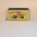 Matchbox Lesney 16 c1 Snow Plough early Black Stripes Empty Repro Box D Style