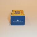 Matchbox 21 c Commer Milk Float Repro Box D style