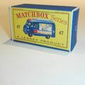 Matchbox 47 b Commer Ice Cream Van Repro Box D style