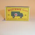 Matchbox 63 a Military Ambulance Repro Box D style