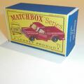 Matchbox 71 b Jeep Gladiator Pick-up Truck Repro Box D style