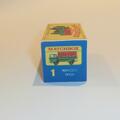 Matchbox Lesney  1e Mercedes Truck Repro Box