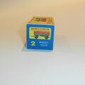 Matchbox Lesney  2d Mercedes Trailer Repro Box