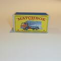 Matchbox Lesney  7 c Ford Refuse Truck Repro Box