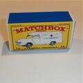 Matchbox Lesney 14 c1 Lomas Ambulance Repro E Style Box