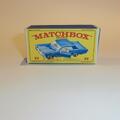 Matchbox Lesney 22c1 Pontiac Coupe (Blue) Repro Box
