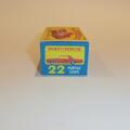 Matchbox Lesney 22c2 Pontiac Coupe (Red) Repro Box