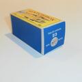 Matchbox Lesney 23d3 Trailer Caravan (Yellow) Repro Box
