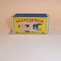 Matchbox Lesney 23d2 Trailer Caravan (Pink) Repro Box